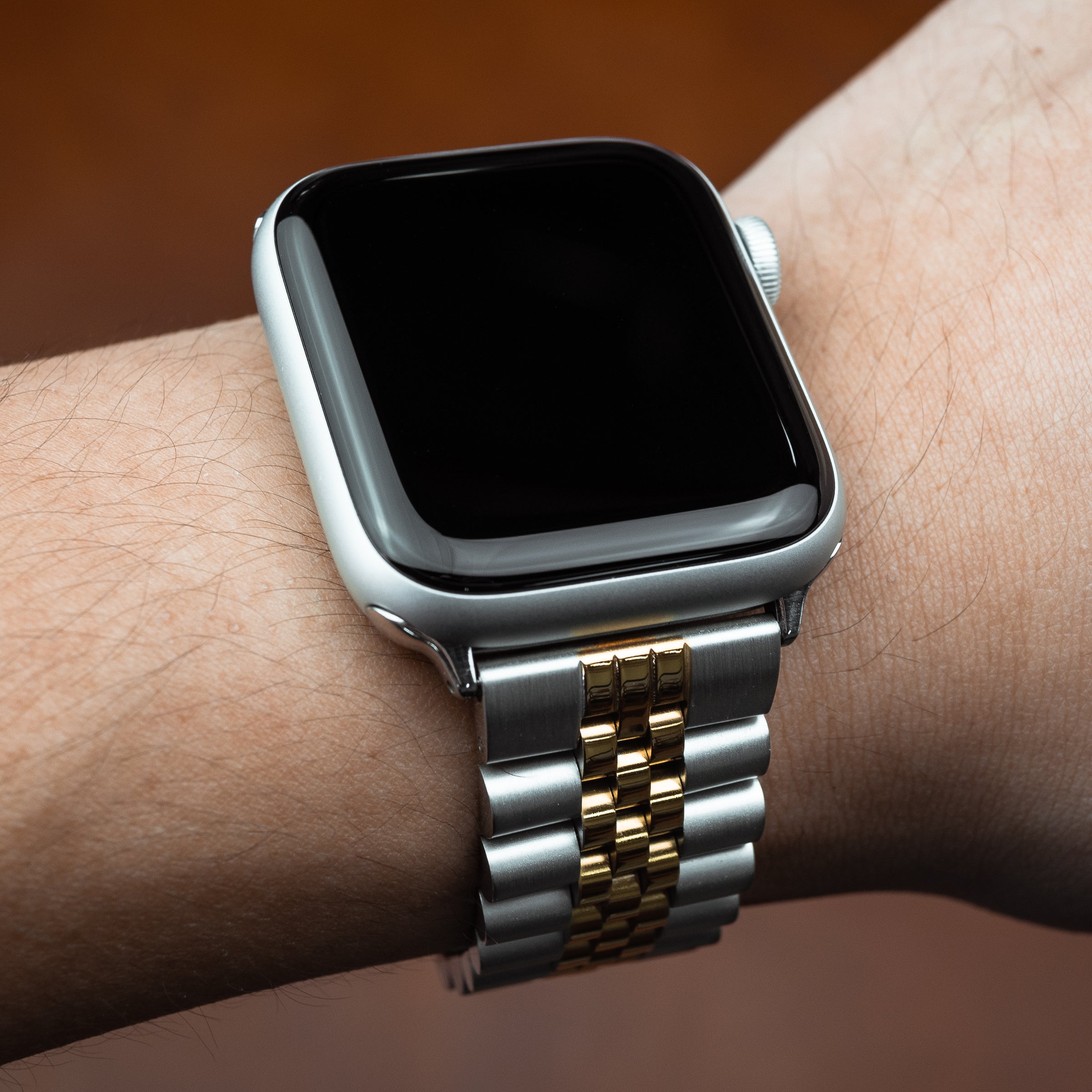 Jubilee Band Apple Watch Silver And Gold Band Jubilee – Straps Of