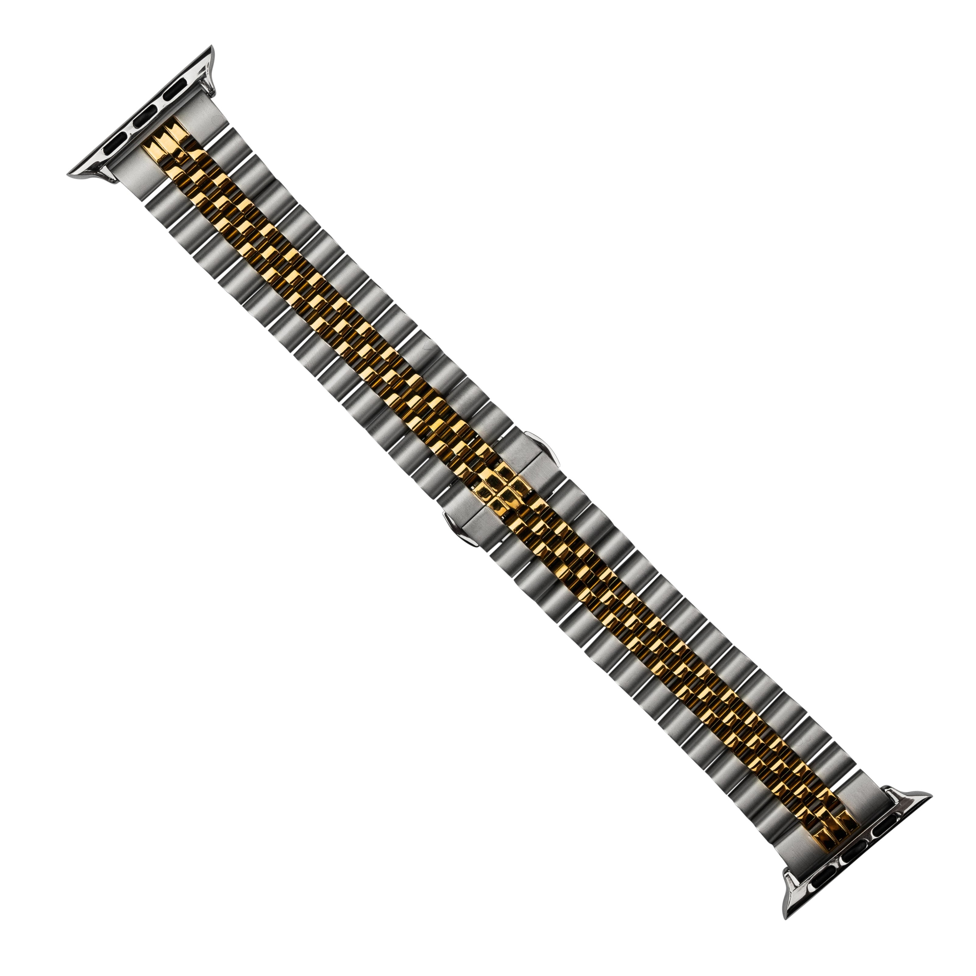 Gold and silver hot sale iwatch band