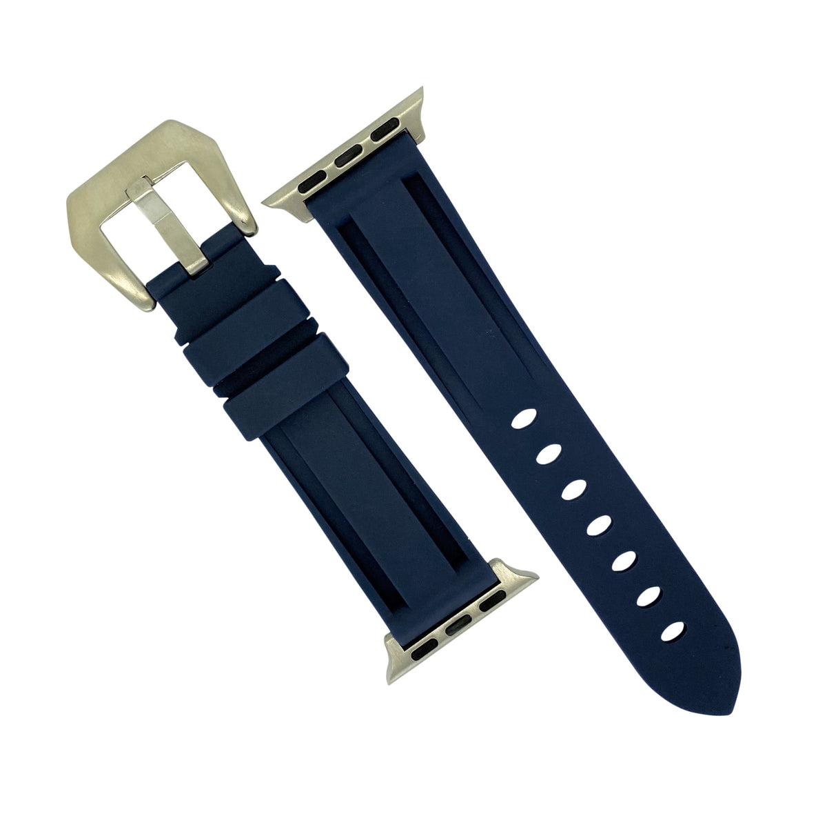 Apple Watch V3 Silicone Strap in Navy (38 & 40mm) - Nomad watch Works