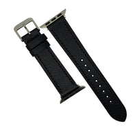 Emery Dress Epsom Leather Strap in Black (38 & 40mm) - Nomad watch Works