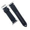 Emery Vintage Buttero Leather Strap in Navy (38 & 40mm) - Nomad Watch Works SG