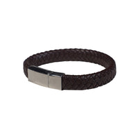 Chester Leather Bracelet in Brown (Size L) - Nomad watch Works