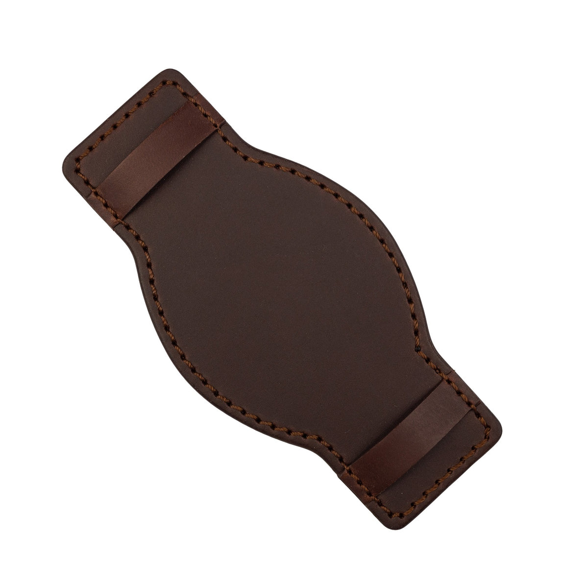 N2W Horween Leather Bund Pad in Brown - Nomad Watch Works SG