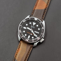 Emery Classic LPA Camo Leather Strap in Sand Camo (18mm) - Nomad Watch Works SG