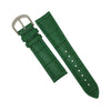 Genuine Croc Pattern Stitched Leather Watch Strap in Green (12mm) - Nomad watch Works