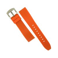 Flex Rubber Strap in Orange (20mm) - Nomad watch Works