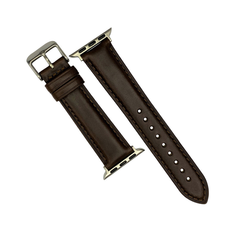N2W Classic Horween Leather Strap in Chromexcel® Brown (38 & 40mm) - Nomad watch Works