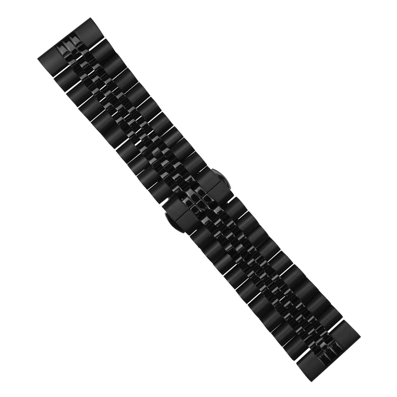 Jubilee Metal Strap in Black (20mm) - Nomad Watch Works SG