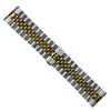 Jubilee Metal Strap in Silver and Yellow Gold (20mm) - Nomad Watch Works SG