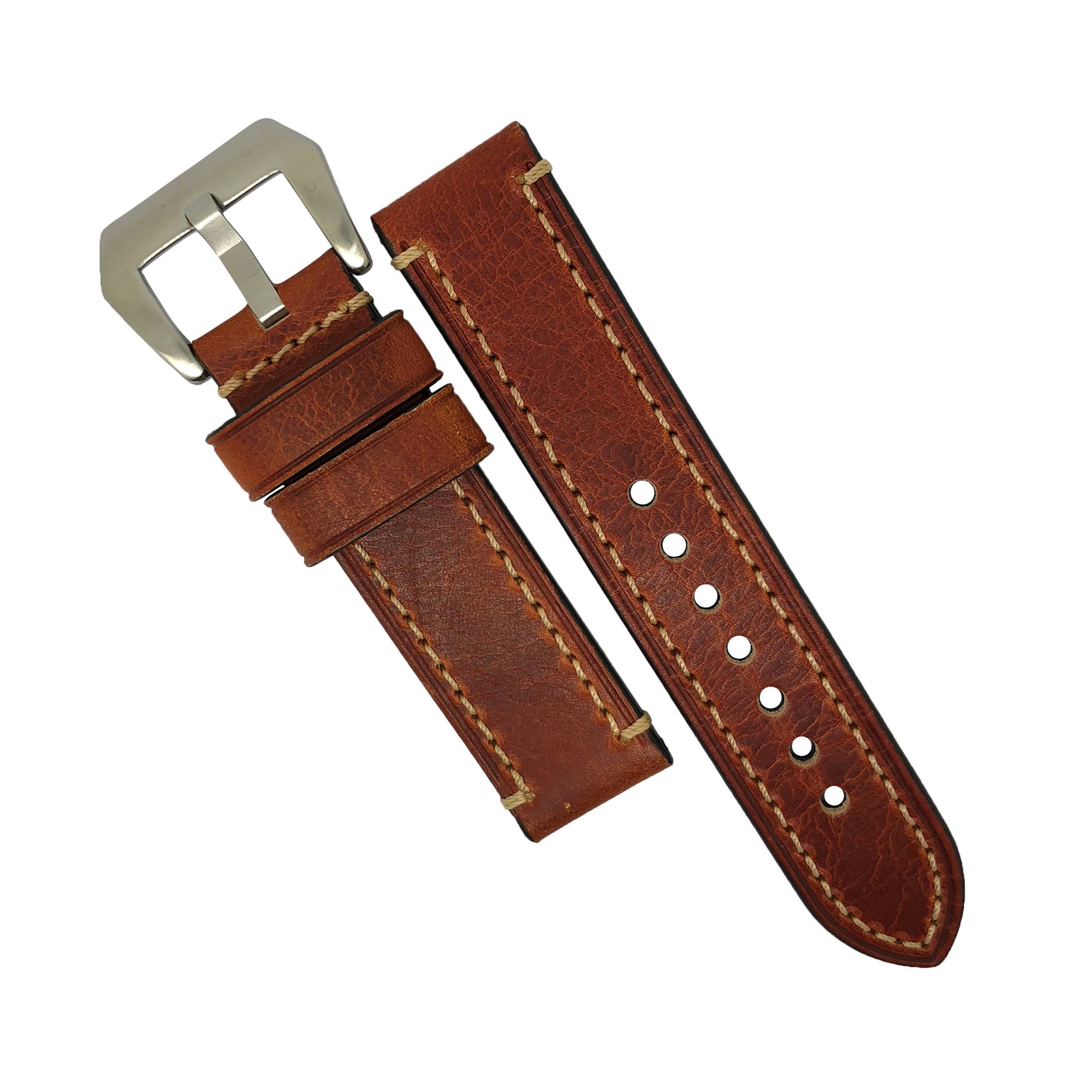 20mm vintage leather deals watch strap