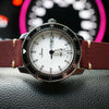 Premium Vintage Calf Leather Watch Strap in Maroon (20mm) - Nomad watch Works