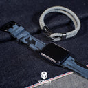 Oxford Leather Bracelet in White (Size M) - Nomad watch Works