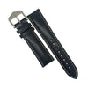 Quick Release Classic Leather Watch Strap in Black (18mm) - Nomad watch Works
