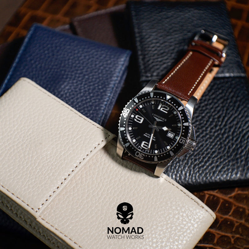 Travel Watch Pouch in Black - Nomad watch Works