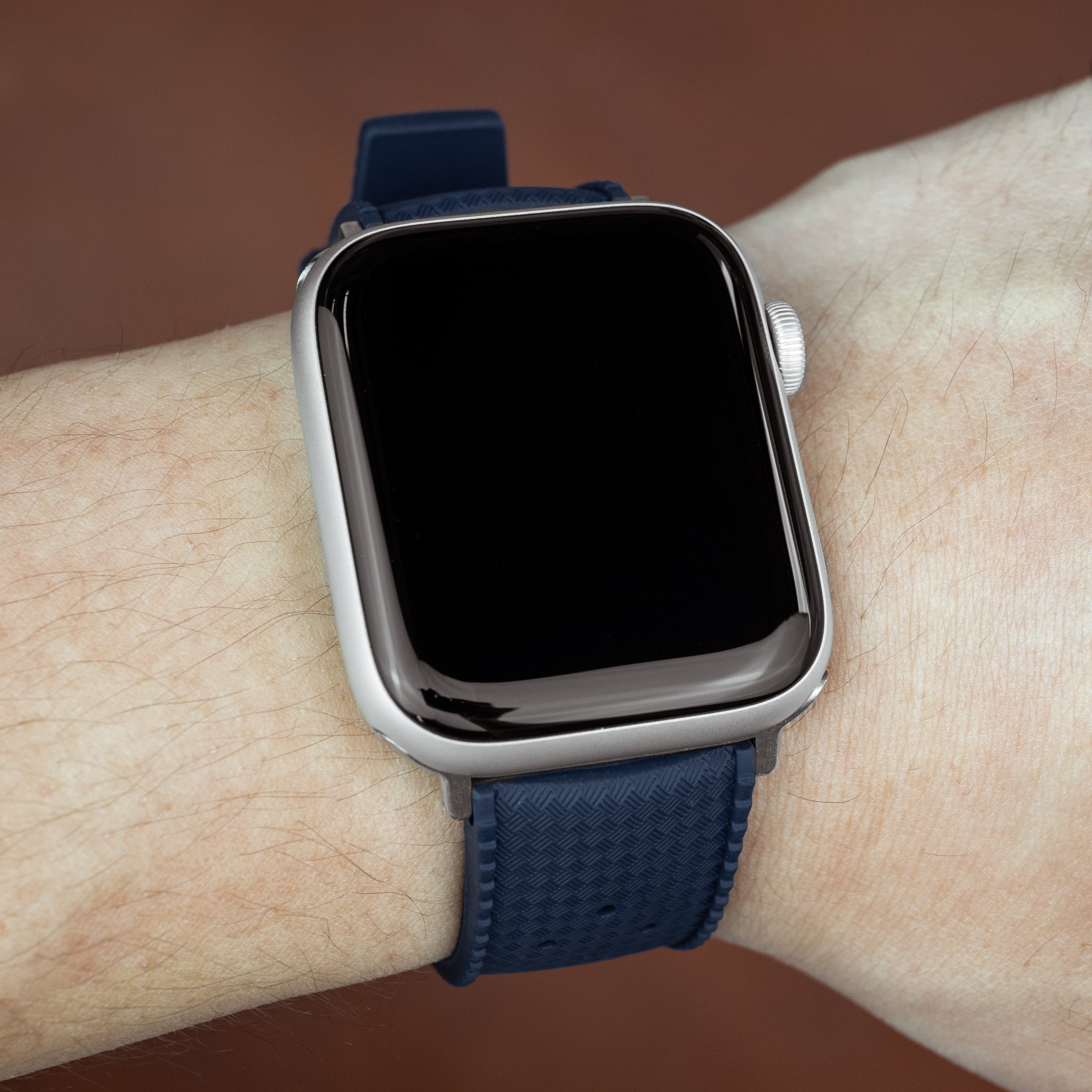 Tropic FKM Rubber Strap in Navy Apple Watch