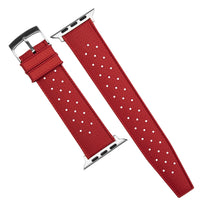 Apple Watch Tropic FKM Rubber Strap in Red (38 & 40mm) - Nomad Watch Works SG