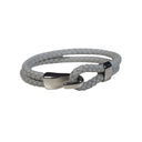 Oxford Leather Bracelet in White (Size M) - Nomad watch Works
