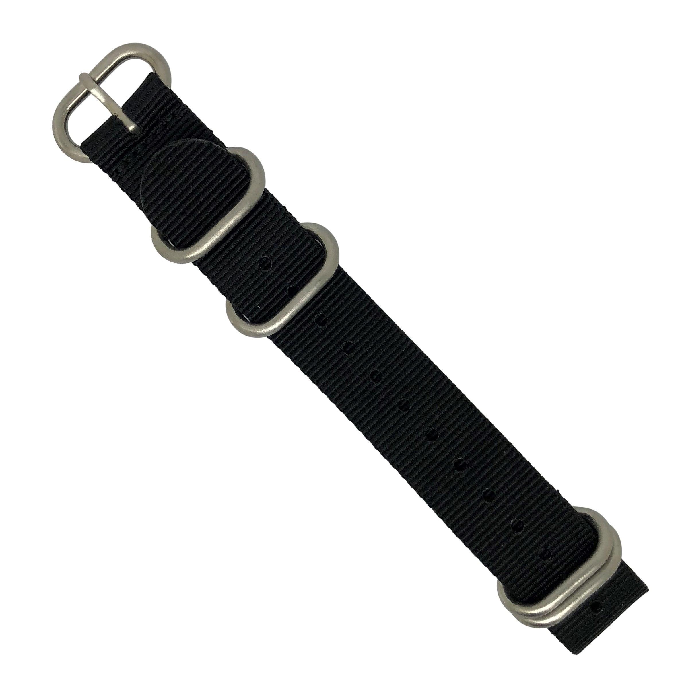 Heavy Duty Zulu Strap in Black