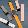 Apple Watch Rubber Strap with Silver Clasp in Mustard (38, 40, 41mm) - Nomad Watch Works SG