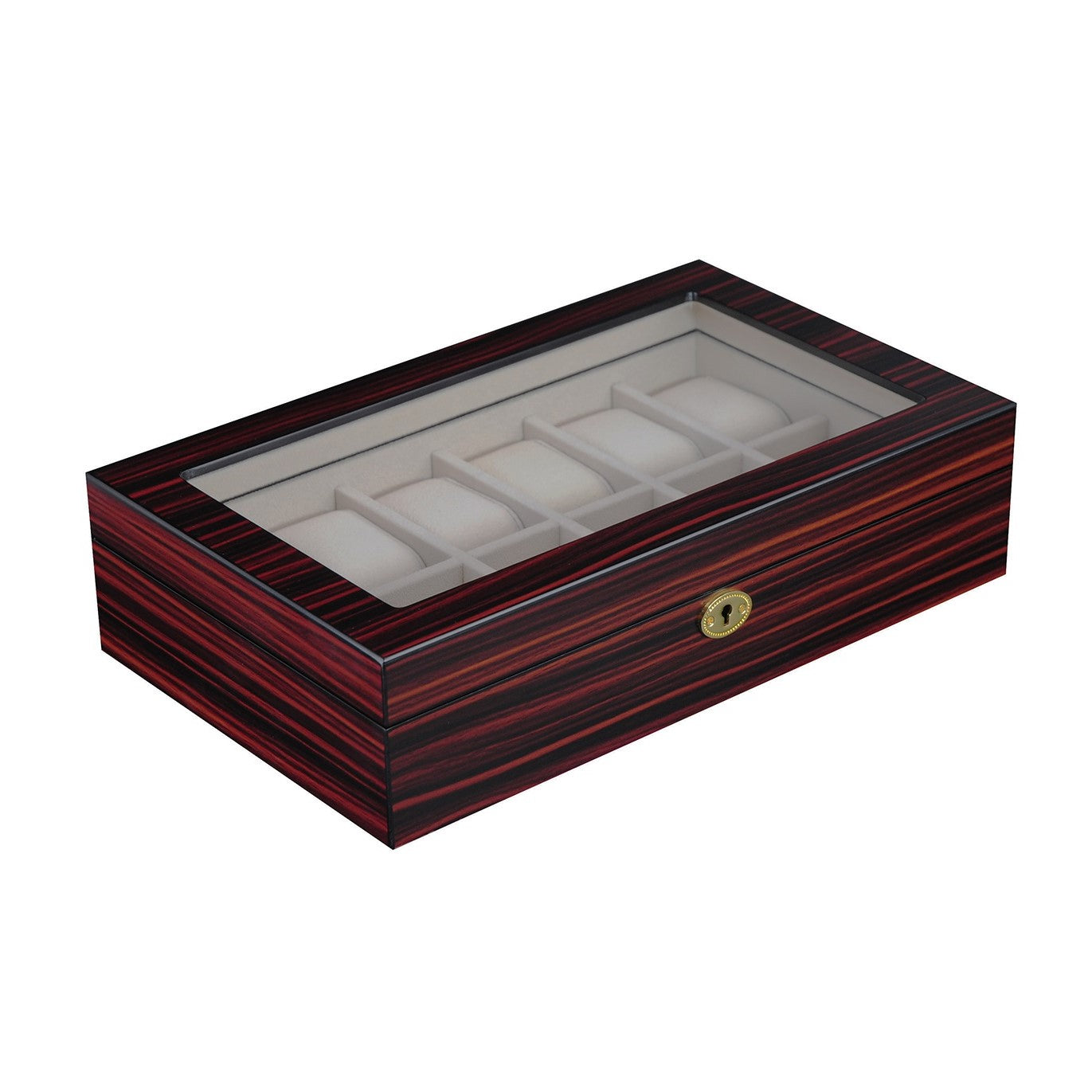 Glass hot sale watch box