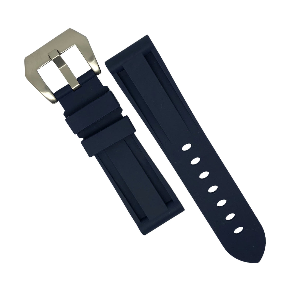 V3 Silicone Strap in Navy (20mm) - Nomad watch Works